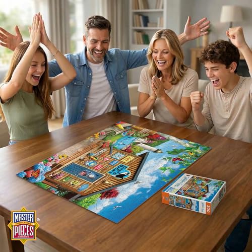 Image of Masterpieces 300 Piece EZ Grip Jigsaw Puzzle - Cap'n Orca's - 18 inchx24 inch