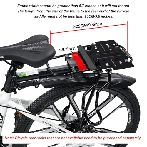 XIEEIX Rear Adjustable Bike Seat
