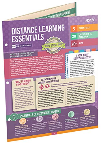 Distance Learning Essentials (Quick Reference Guide) Distance Learning Essentials (Quick Reference Guide)