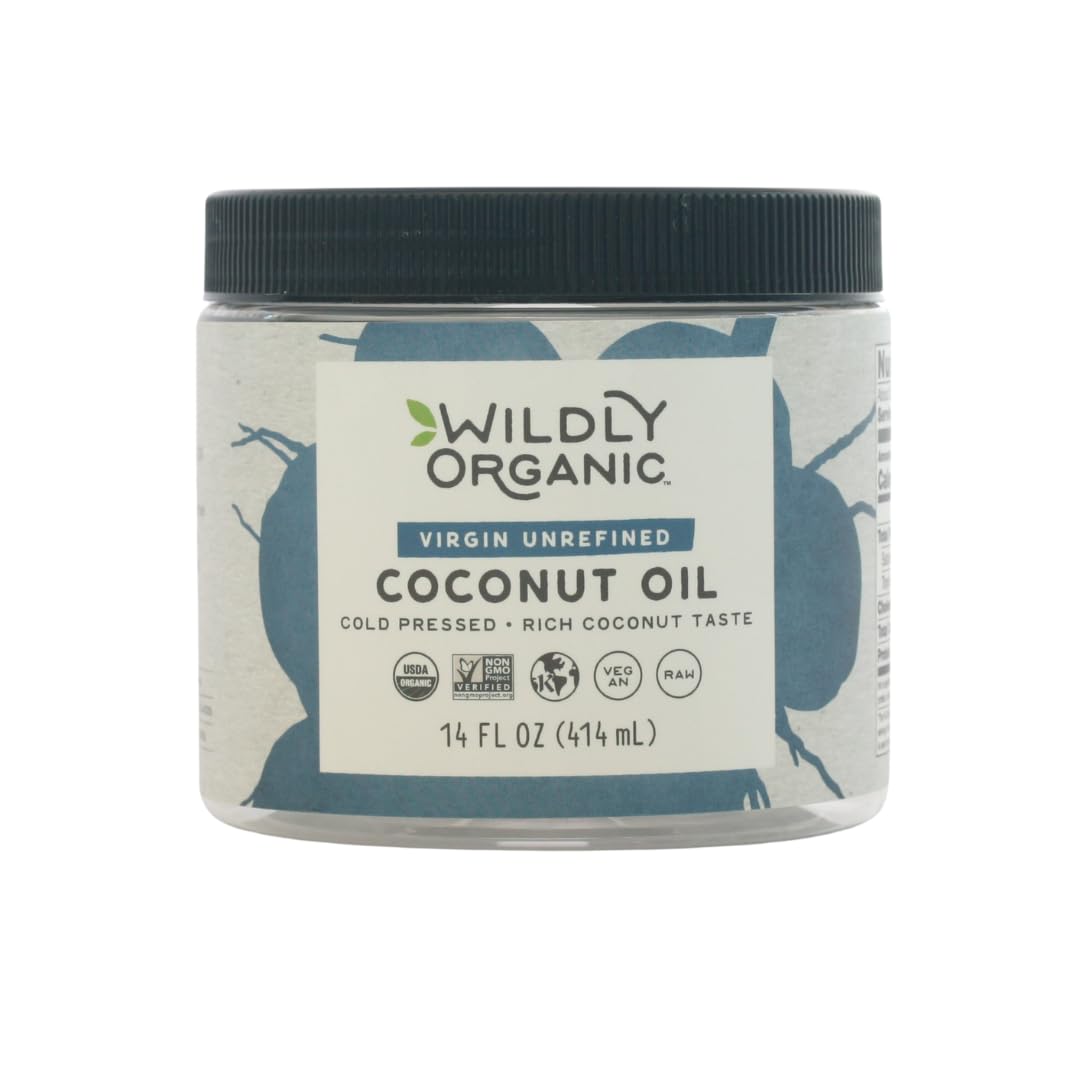 Wildly Organic Virgin Unrefined Cold Pressed Coconut Oil
