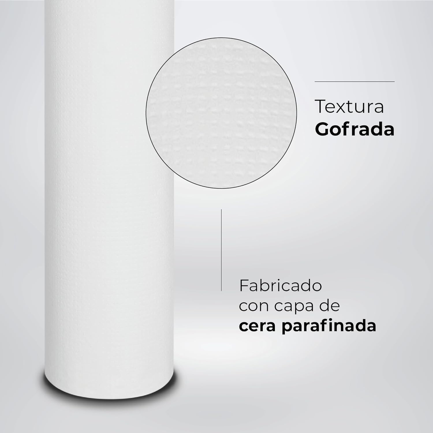 6 Rollos de Papel Camilla para Masaje Parafinado Antigoteo Multicolor 60 cm x 70 m