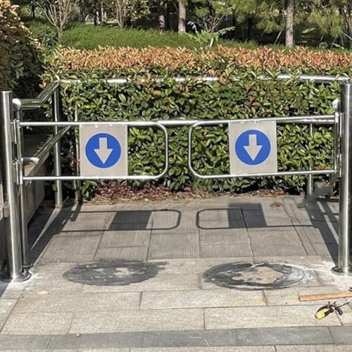 Puerta de entrada de supermercado, barrera de seguridad bidireccional con cierre automático, ideal para almacenes y tiendas minoristas