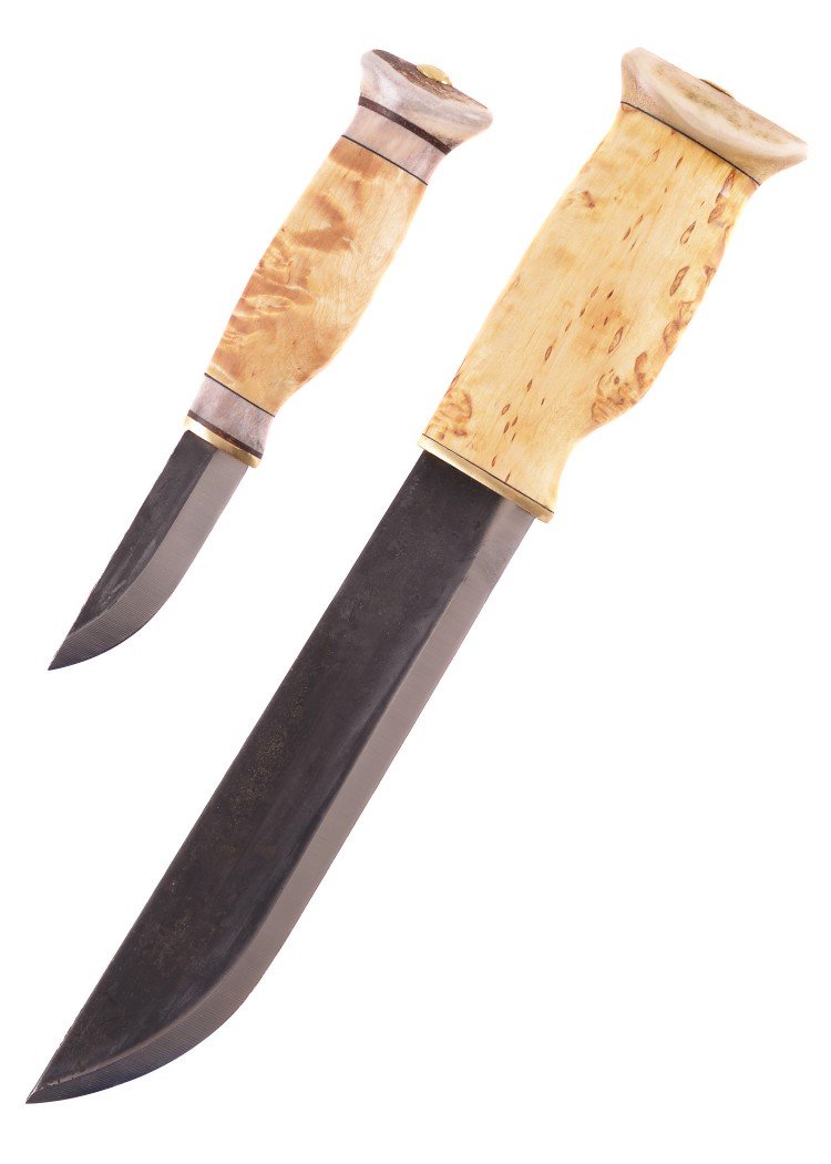 Finnenmesser - Wood-Jewel - 23LL Großes Doppelmesser Lapinleuku - Messer Outdoor