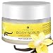 Salt & Oil Based Body Scrub Exfoliator Vanilla Patchouli: Get a Soft Skin With a Divine Scent! Organic & Natural Deep Cleanse, Use Before Self Tanning, Treat Acne, Wrinkles, Ingrown Hair, Blackheads