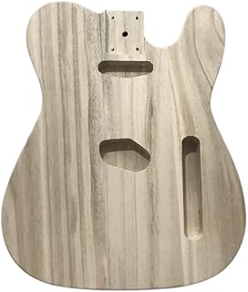 LANRU Polished Wood Type Electric Guitar Barrel DIY Electric Maple Guitar Barrel Body for TL Style Guitar
