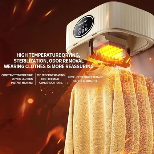 Mini sèche-linge électrique 600W à 2 vitesses de température pour préserver le linge délicat
