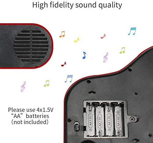 24 Keys Keyboard Kids Toy Piano with Microphone - Black 5 51TmIViAvbL. AC