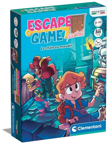 Clementoni | Escape Game Pocket – Le Château Maudit pour