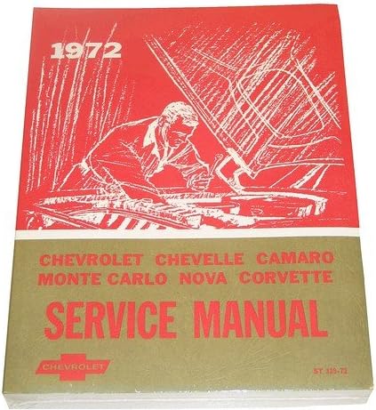 1972 Corvette GM Shop and Service Manual