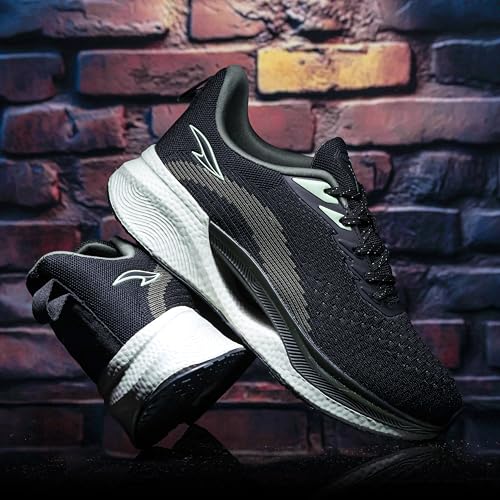 Image of ASIAN Titan-10 Men's Running Sports Shoes with Lightweight, Memory Foam Comfort | Knit Mesh, Arch Support Midsole and High-Grip Outsole for Daily Runs