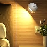 🌜[Multi-Szenario-Verwendung]: Diese Wandleuchte wiederaufladbar mit Bewegungsmelder kann als nicht nur eine Wandlampe, sondern auch eine Nachttischlampe oder einfach auf den Tisch nach Ihren Bedürfnissen, sehr ideal für Treppe, Flur, Schlafzimmer, Wohnzimmer, Esszimmer, Küche, Hotel, Restaurant, Café, LESEN, es ist die beste compagine in der Dunkelheit!