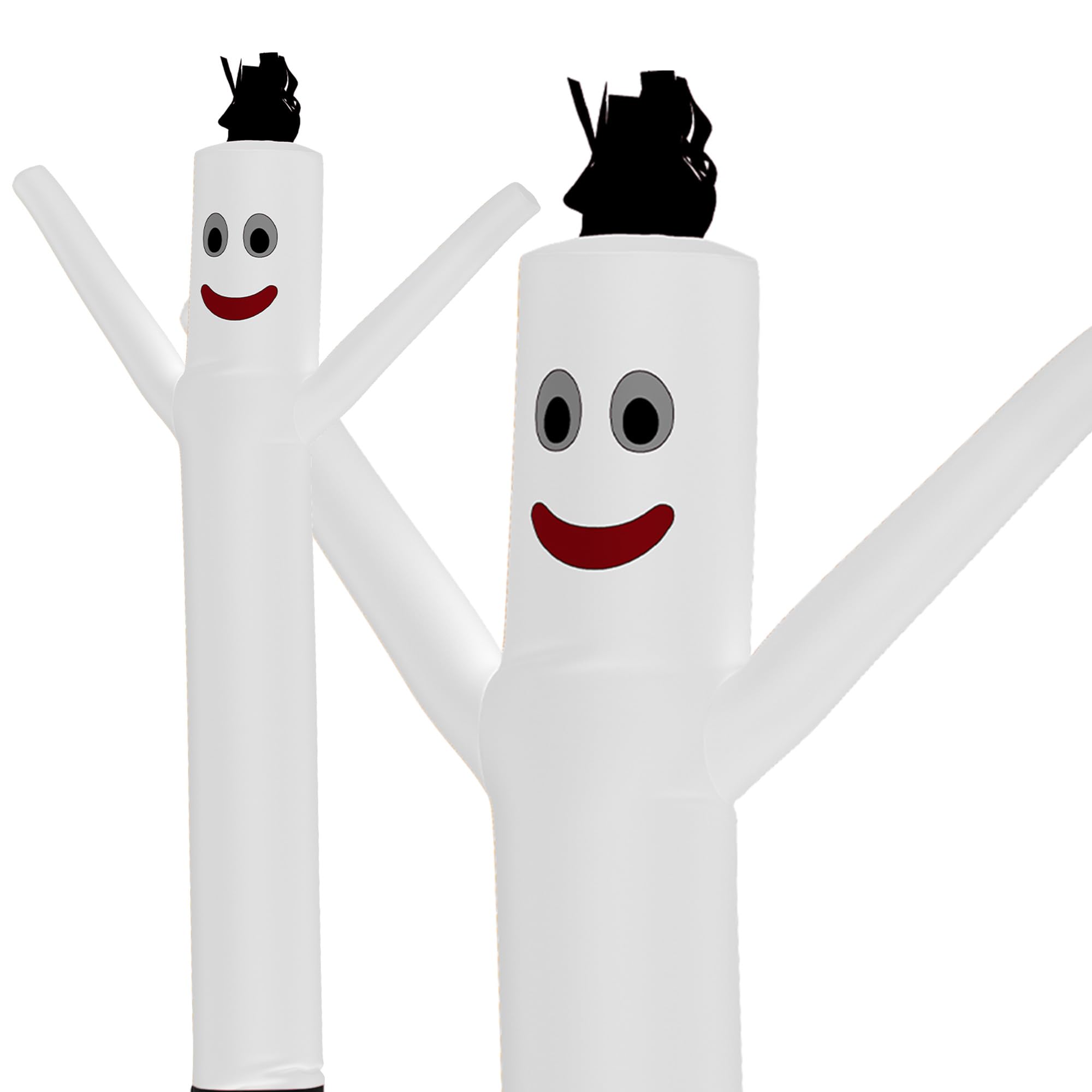 LookOurWay Air Dancers Wacky Waving Inflatable Tube Man Attachment - 6 Feet Tall Advertising Air Dancer Waving Man Inflatable Tube Guy - Blower Not Included - White