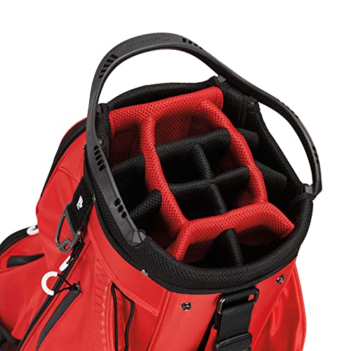 TaylorMade Golf Pro Cartbag 2023, Rot - 6