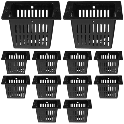 Cestas cuadradas para plantas de estanque HANABASS de 2.2 pulgadas 2