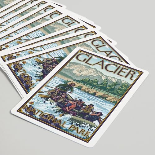 Baraja de póker White Water Rafting, 52 cartas miniatura 5