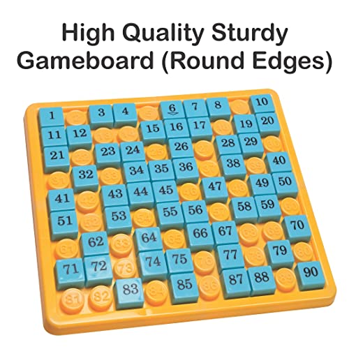 Image of toymate Red HOUSIE 48 Reusable Card Game- Family Fun Game For Small Gathering- No Pins Or Pencils Required