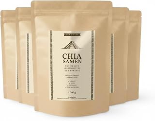 Chia Handel Samen - Hochwertige Qualität, 1er Pack (1 x 1 kg)