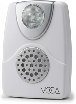 VOCA TA002 Telephone Ringer Amplifier with Flashing Light, up to 105dB, for Landline Phones, Wall Mountable, Ideal for Noisy and Hearing-Impaired Environments
