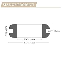 Vista 2 de 20 ojales de goma de 1 pulgada, ojales de goma negra para cables, cortafuegos, cables, automotriz