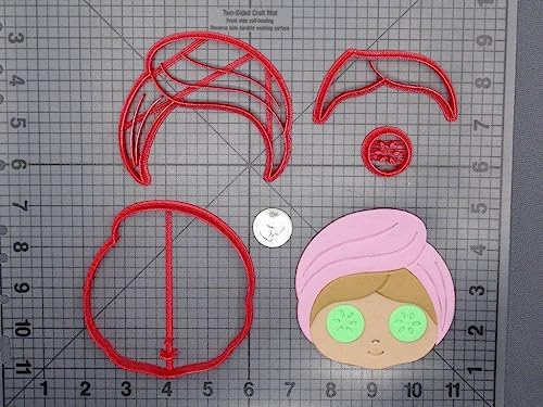 Spa Girl Head 266-E899 Cookie Cutter Set image 4
