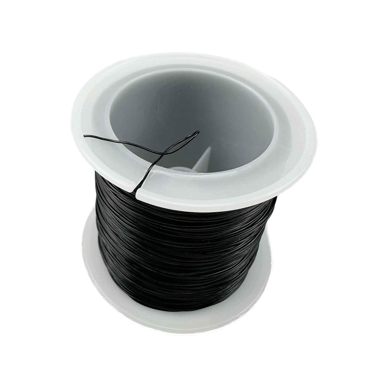 24 Gauge Copper Craft Wire, Tarnish Resistant Flexible Beading Wire for Jewelry Making and DIY Crafting(1, Black, 24 Gauge-203ft-0.5mm)