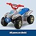 Kid Trax Nickelodeon's Paw Patrol Toddler Quad Electric Ride On Toy, 18-30 Months, 6 Volt, Max Weight 44 lbs, Blue/Grey