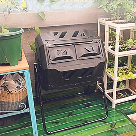 Amazon Co Jp 160l コンポスト コンポスター 堆肥を作ろう 生ごみ処理機 ガーデニング 家庭菜園 肥料 大型 回転式 Diy 工具 ガーデン