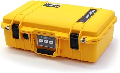 Yellow & Black Pelican 1485 Air case with Foam.