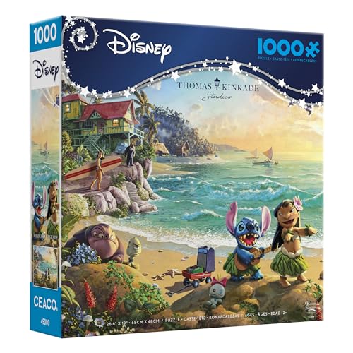 Ceaco 3183-26 Thomas Kinkade - Disney - Lilo And Stitch - 1000 Piece Jigsaw Puzzle thumb #2