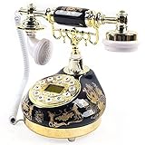 European Style Retro Vintage Phone, Dial Phone Antique Landline Antique Telephone Old Fashioned Tele