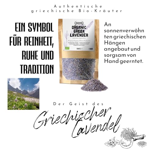 Getrocknete Lavendelblüten Apsogo – Bio Lavendel aus Griechenland