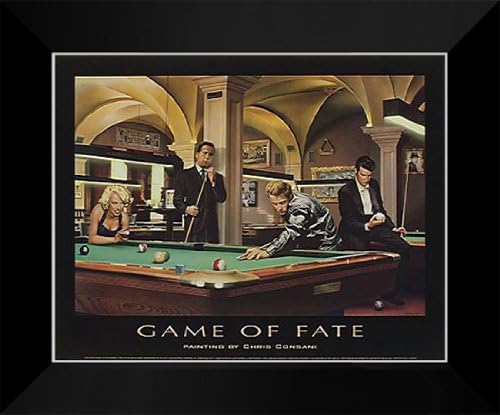 Chris Consani Framed Art Print 18x15 "Game of Fate"
