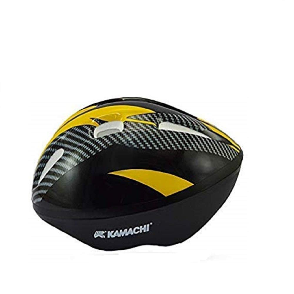 KAMACHI MV9WHL Cycling/Skating Adjustable Helmet (Colour: Black/Yellow/Grey) Size: Large (B07G46PXS7) Amazon Price History, Amazon Price Tracker