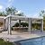 Aoodor 10x20 FT Louvered Pergola, Adjustable Aluminum Outdoor Pergola with Independent Louvered Roofs & Built-in Drainage, Patio Gazebo with Waterproof Curtains & Mosquito Netting for Backyard, White