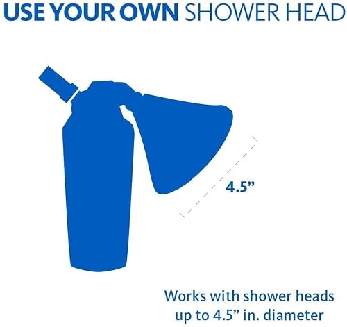Aquasana Shower Water Filter System - Filters Over 90% Of Chlorine - Carbon & Kdf Filtration Media - Soften Skin And Hair From Hard Water – For Use With Existing Shower Head - Aq-4100Nsh #TOP7