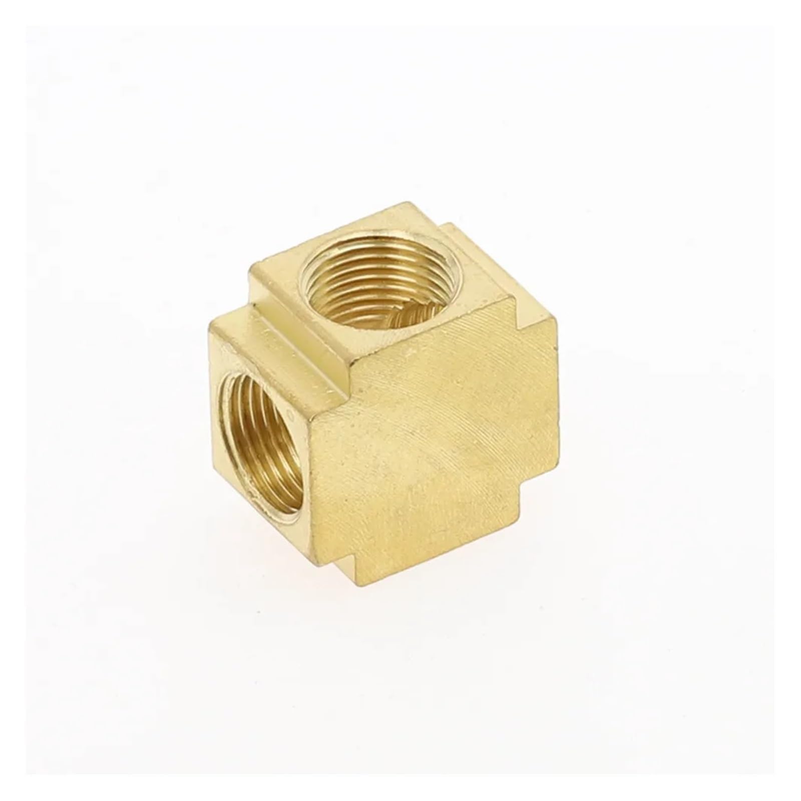 Raccord laiton 1/4 4 voies pour stopper fuite de pression