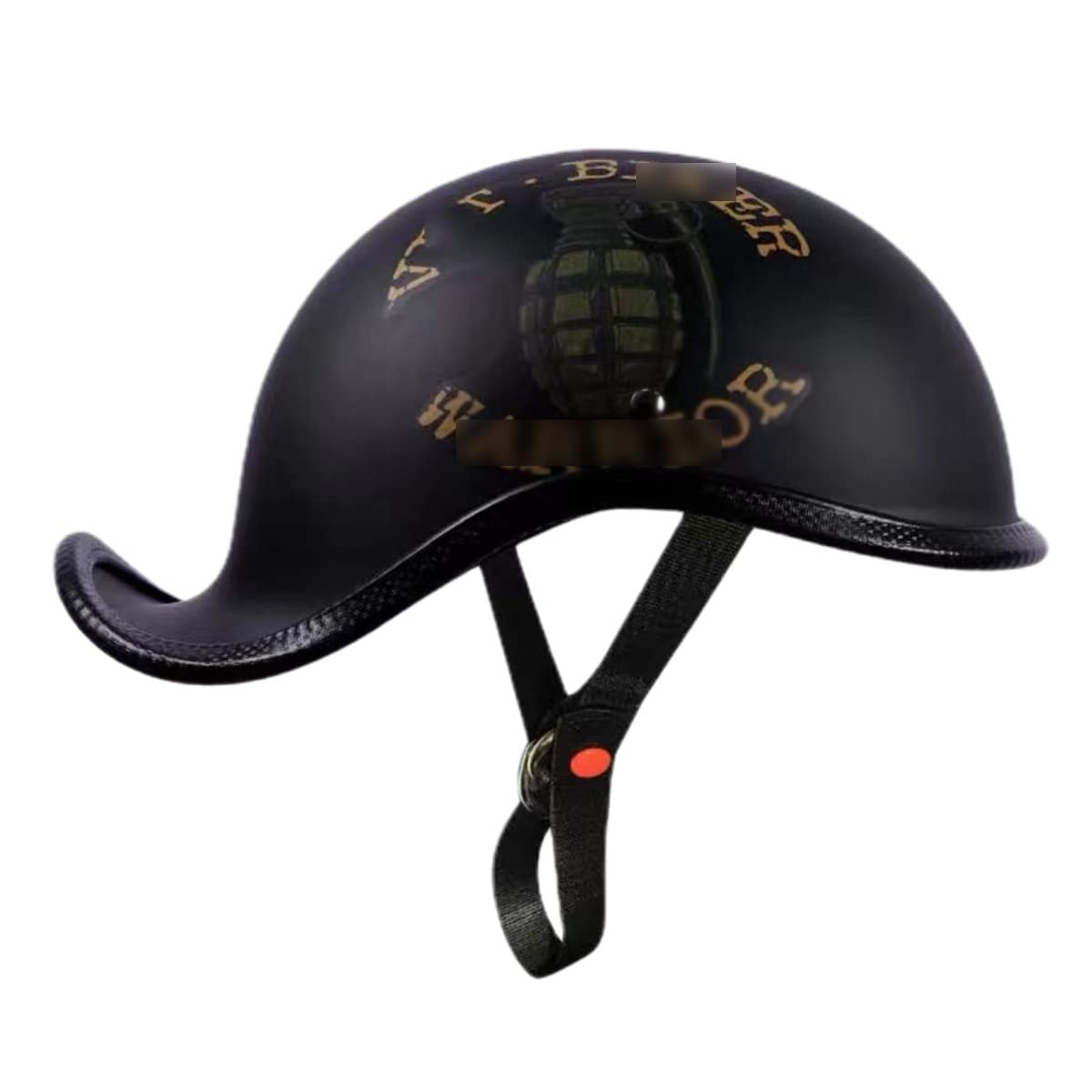 GAOZCTT Casco Moto Mezzo Casco Aperto con Occhiali, Casco Stile Tedesco Vintage per Uomini E Donne Approvato DOT/ECE Casco Moto Scooter Skateboard