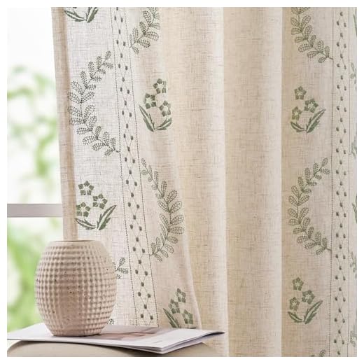 jinchan Belrose Linen Curtains