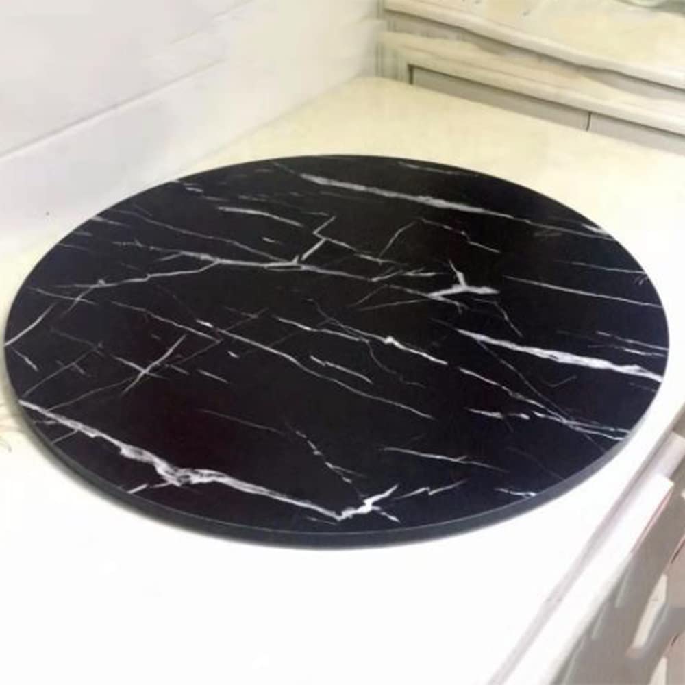 Plateau Tournant Pour Table À Manger Rotatif En Bois Rond 50cm
