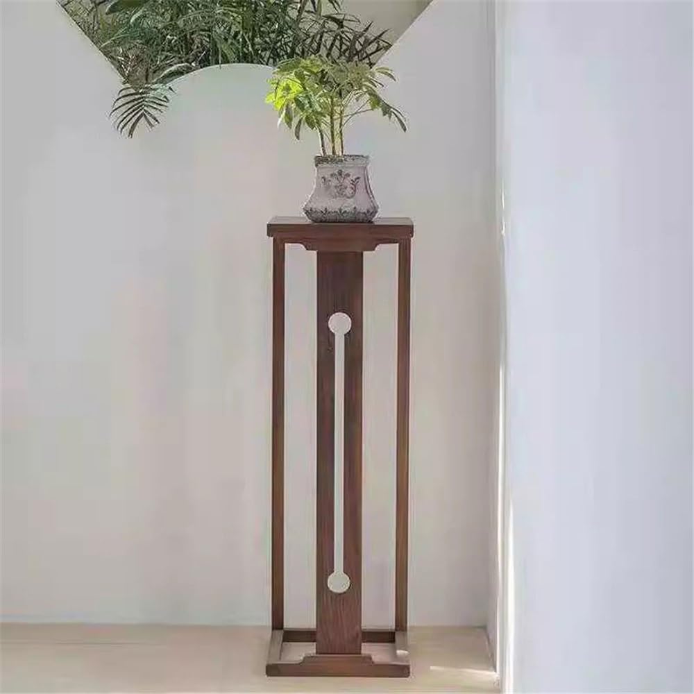 Supporto per piante Portafiori da terra in noce nero, for bonsai interno
