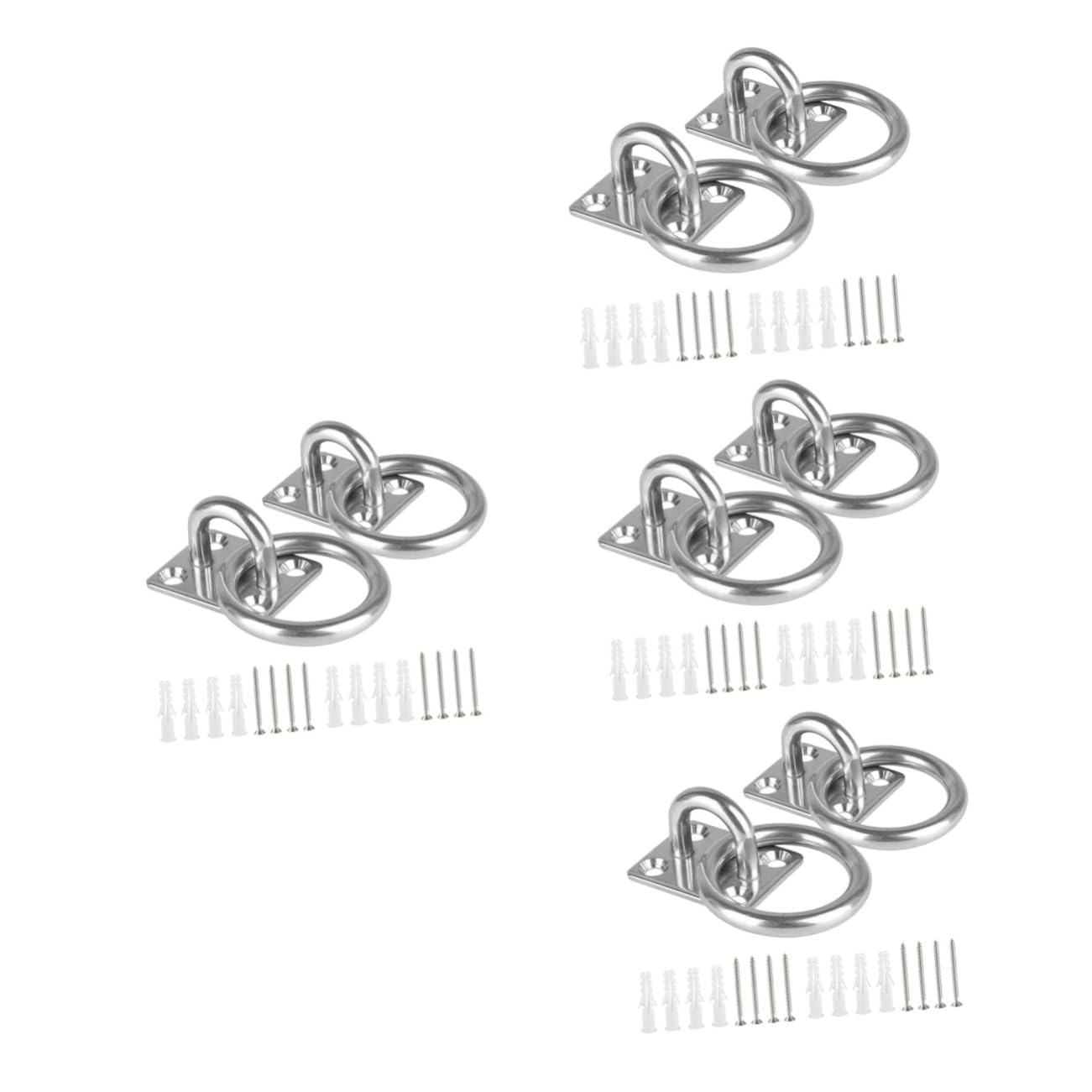 Fixation de plafond pour hamacs et tentes lot de 8 pièces en acier pour un jardin zen