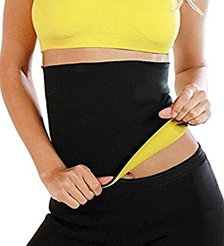 Hot Fitness en néoprène ceinture Bandage Shapers transpirer Régime abnehmen Effet sauna - Noir -