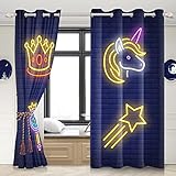 【Efecto de oscurecimiento】 Estas cortinas impiden que la luz del sol entre en cualquier habitación en cualquier momento. Agregadas a las funciones de bloqueo de luz, estas cortinas también protegen su privacidad ya que no son transparentes.