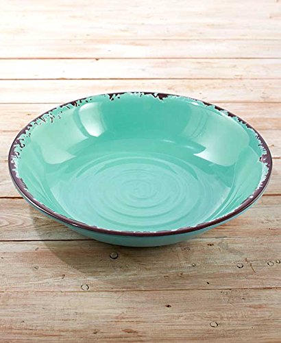 Rustic Melamine Dinnerware or Bowls Melon Oversized Serving Bowl