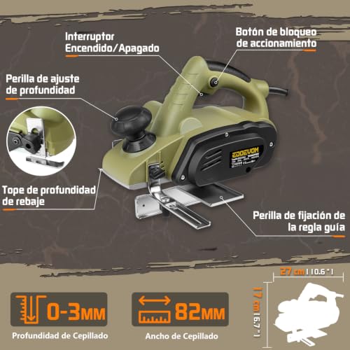 Cepillo eléctrico carpintero 11 Imagen adicional