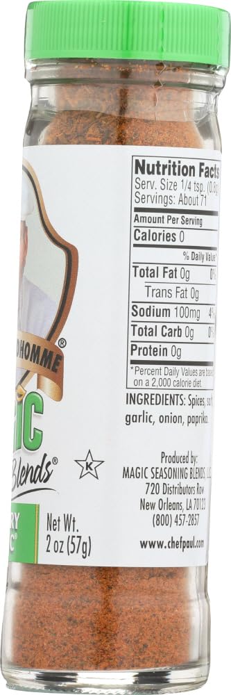 Chef Paul Prudhomme's Poultry Magic Seasoning Blend [Case Count: 6-- 2 OUNCES BOTTLES](TOTAL OF 12 OUNCES)