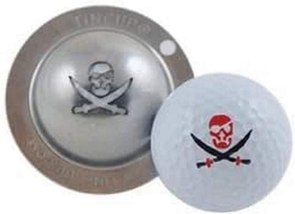 Tin-Cup Unisex Adult FIRE in The Hole Golf Ball Marker - Steel, One Size