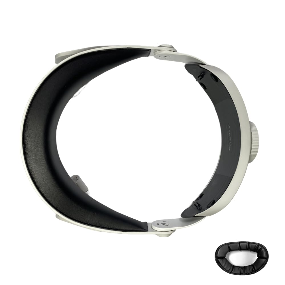 Generic Comoda fascia per la testa per Vision Pro, fascia in spugna regolabile, riduzione della pressione del peso, cinghia elastica di ricambio per un maggiore comfort, comoda fascia ergonomica per