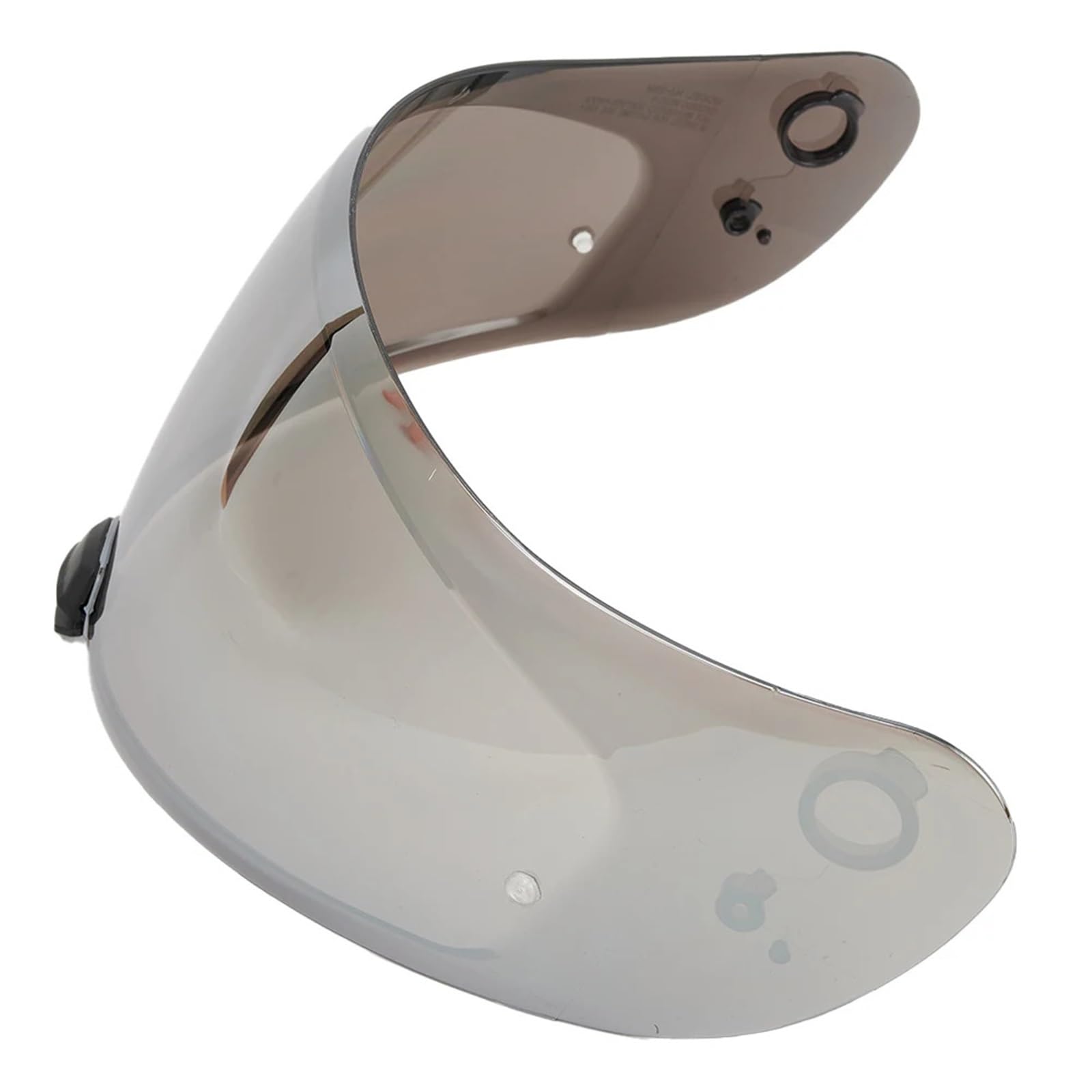 Visiera per casco Visiera for casco da moto Lente for Accessori for Copricasco for protezione antipioggia antigraffio(Revo Blue)