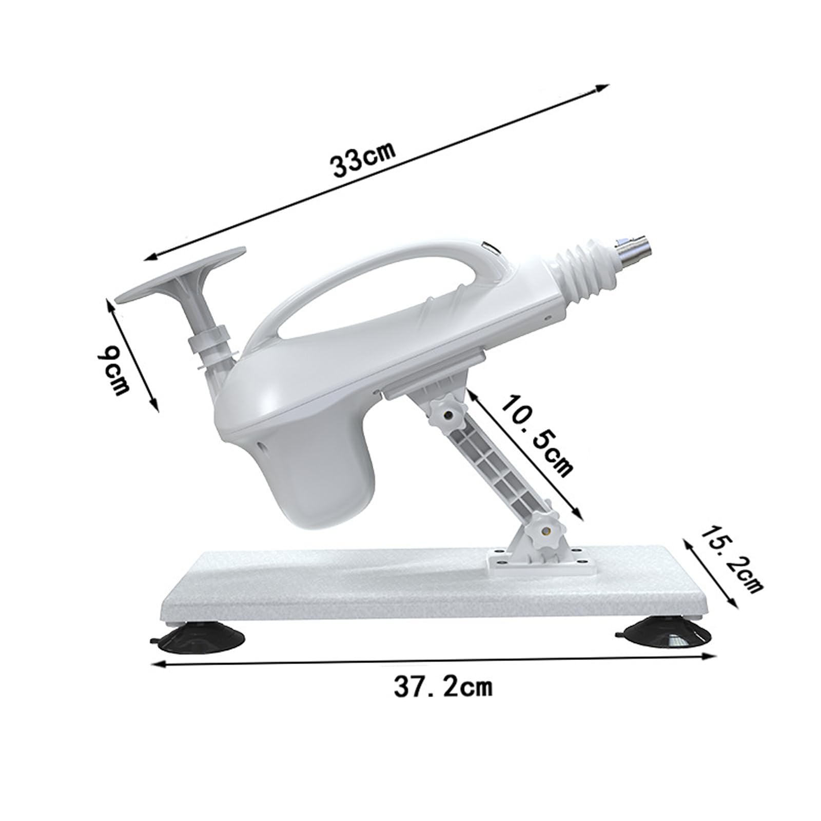AMAZBEE Máquina Sexual Consolador Automático para Joder con Múltiples Accesorios con Pantalla Digital Calefactora Diseño de Empuje Automático (6 pcs)